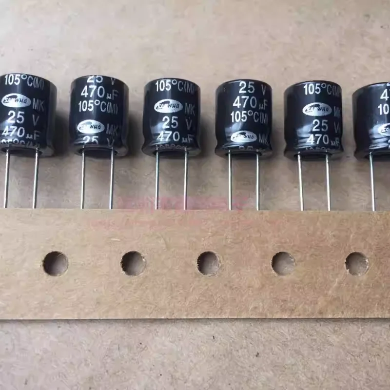 10-100PCS Original electrolytic capacitor 25V470UF 10X12.5 Sanhe MK series 470UF25V high-frequency low resistance
10-100PCS Original electrolytic capacitor 25V470UF 10X12.5 Sanhe MK series 470UF25V high-frequency low resistance