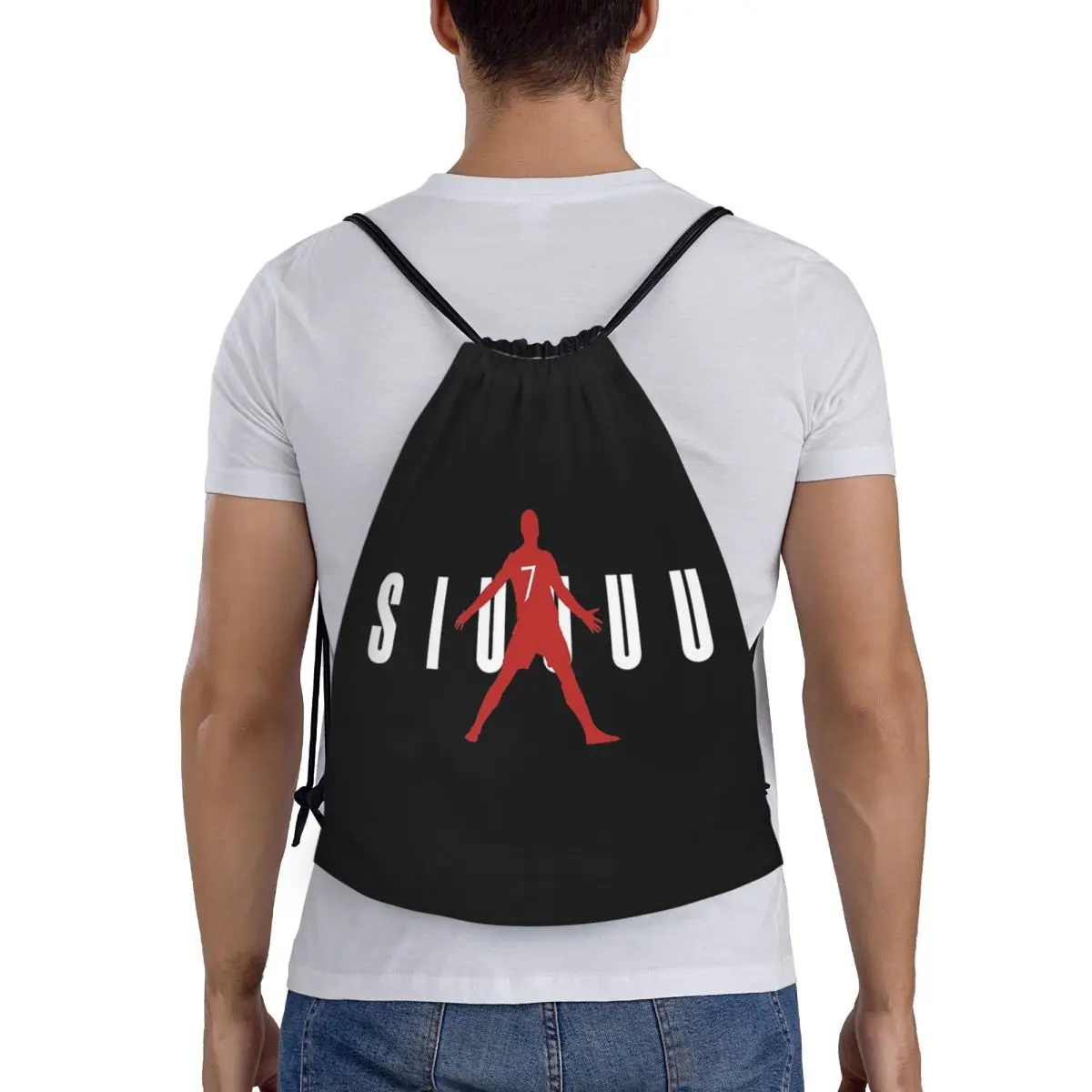 Cristiano Ronaldo Manchester United Siuuuu Cr7 Backpacks Casual Portable Drawstring Bags Shoes Bag Book Bag For Man Woman School
Cristiano Ronaldo Manchester United Siuuuu Cr7 Backpacks Casual Portable Drawstring Bags Shoes Bag Book Bag For Man Woman School