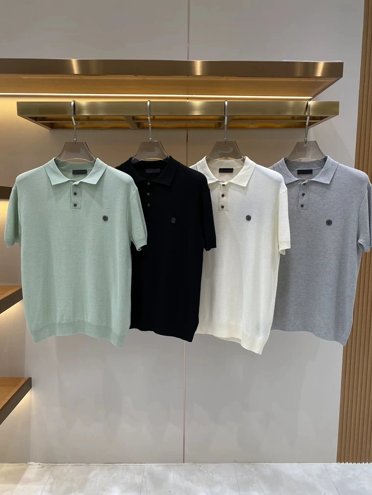 Italian Style Men's Knitted Short Sleeve Shirt Metal Letter Badge Business Casual Summer Fashion Slim Fit Three-acetate ...
Italian Style Men's Knitted Short Sleeve Shirt Metal Letter Badge Business Casual Summer Fashion Slim Fit Three-acetate ...