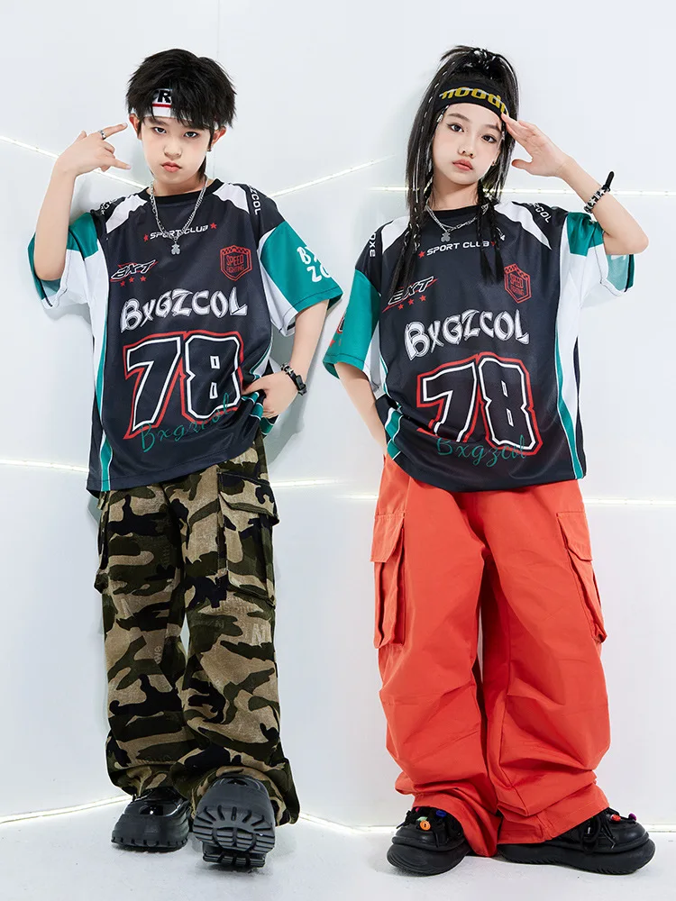 Street Dance Children's Trendy Performance Outfit Boys SethiphopChildren's Hip-Hop Fashion BrandTCamouflage Pants Summer
Street Dance Children's Trendy Performance Outfit Boys SethiphopChildren's Hip-Hop Fashion BrandTCamouflage Pants Summer