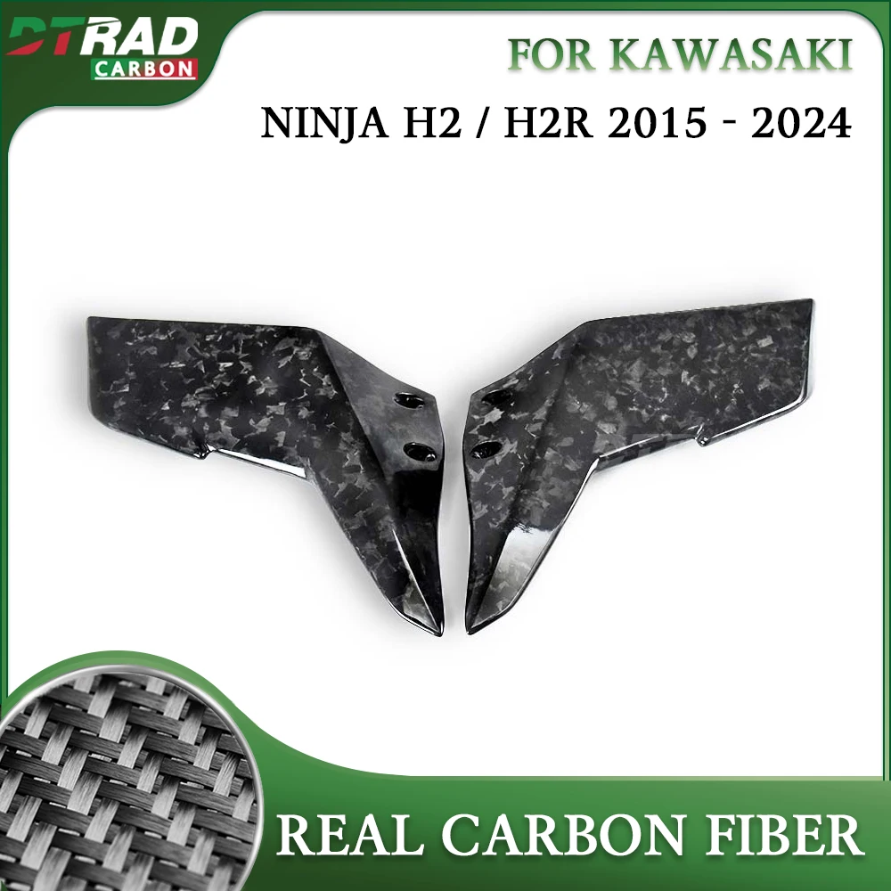 For KAWASAKI H2 / R H2R 2015 - 2023 2024 New Carbon Fiber Upper Fixed Wing Forged Glossy Motorcycle Modify Air Deflector Parts
For KAWASAKI H2 / R H2R 2015 - 2023 2024 New Carbon Fiber Upper Fixed Wing Forged Glossy Motorcycle Modify Air Deflector Parts
