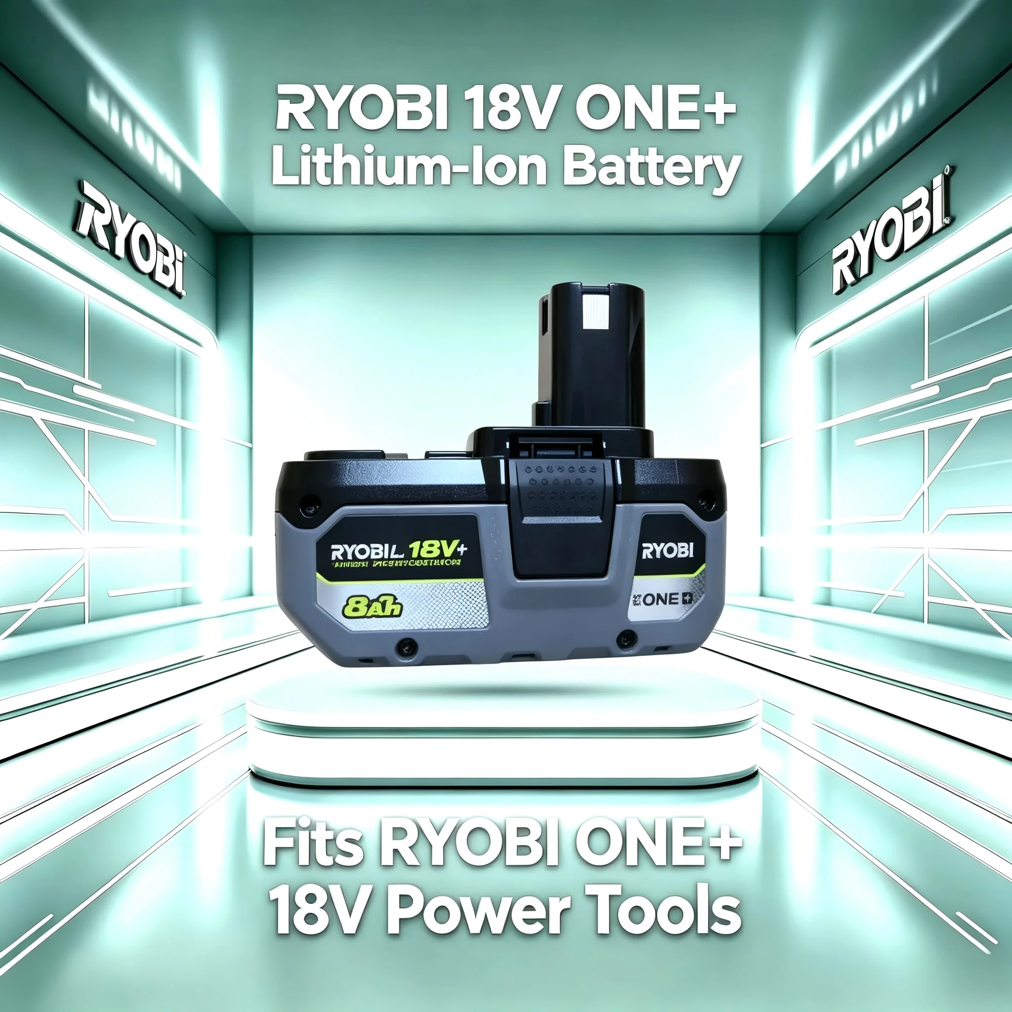 New RYOBI ONE+ 18V 8Ah Large Capacity Lithium Battery Rechargeable Replacement Long Lasting Fit ONE+ Series Cordless Power Tools
New RYOBI ONE+ 18V 8Ah Large Capacity Lithium Battery Rechargeable Replacement Long Lasting Fit ONE+ Series Cordless Power Tools