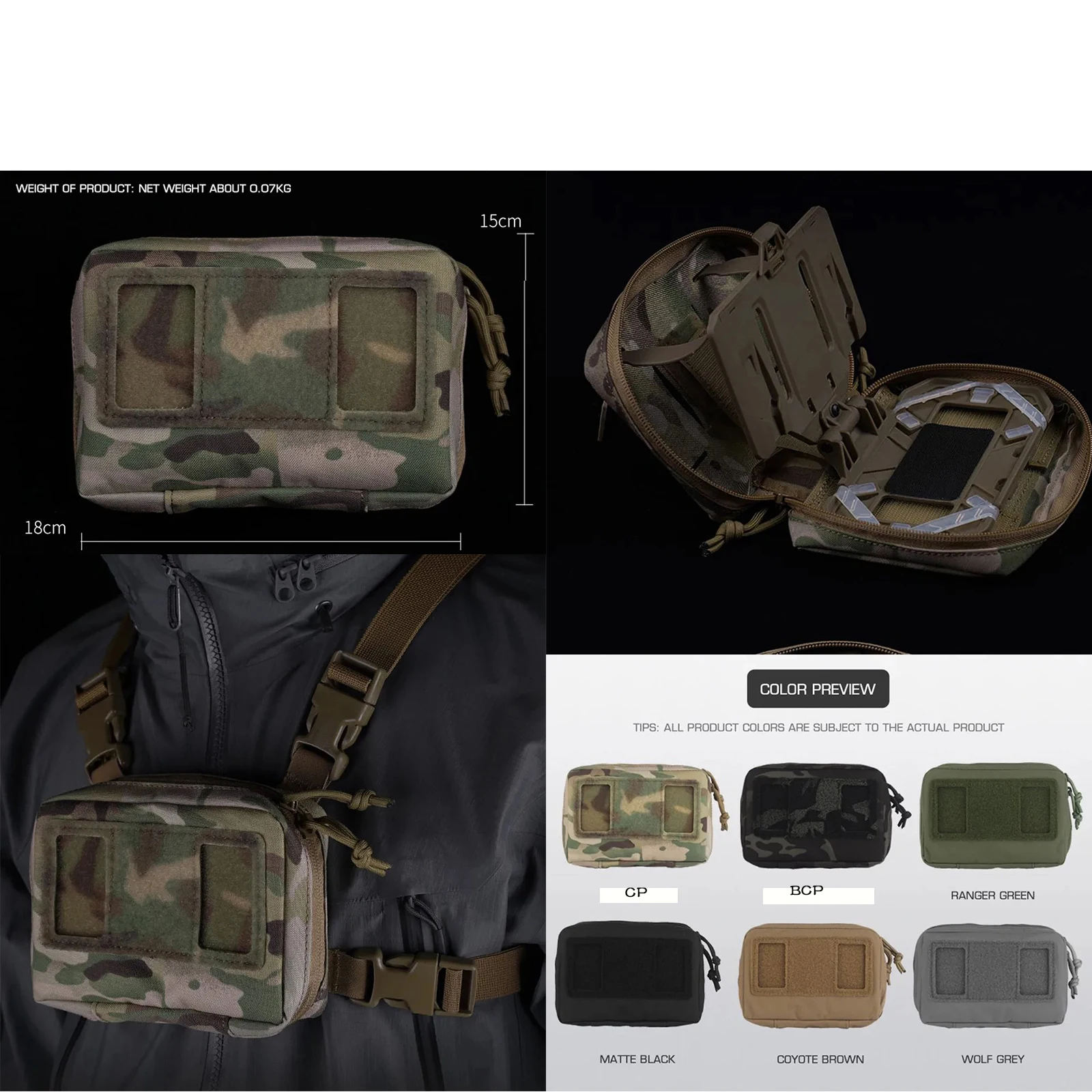 Outdoor Tactical Bag Phone Folding Navigation Board Pouch Double Zipper Hunting Dustproof Mobile Phone Protective Bag
Outdoor Tactical Bag Phone Folding Navigation Board Pouch Double Zipper Hunting Dustproof Mobile Phone Protective Bag