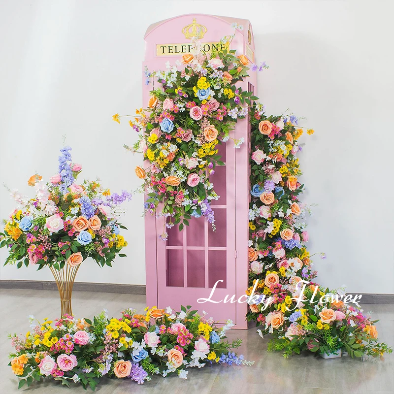 Monet Garden Style Artificial Flowers Wedding Decoration Telephone booth Decor Long Runner Flower Row Road Leading Flower Ball
Monet Garden Style Artificial Flowers Wedding Decoration Telephone booth Decor Long Runner Flower Row Road Leading Flower Ball