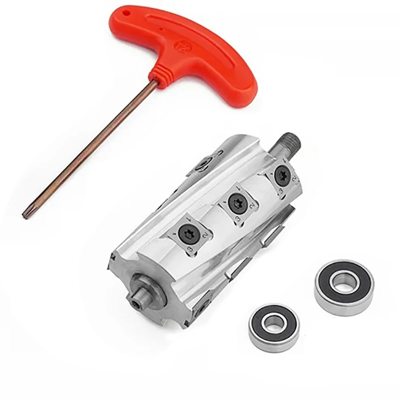 110mm Electric Planer Spiral Cutter head Wood Handle Planing Machine Woodworking Tool Spiral Head Shaft
110mm Electric Planer Spiral Cutter head Wood Handle Planing Machine Woodworking Tool Spiral Head Shaft