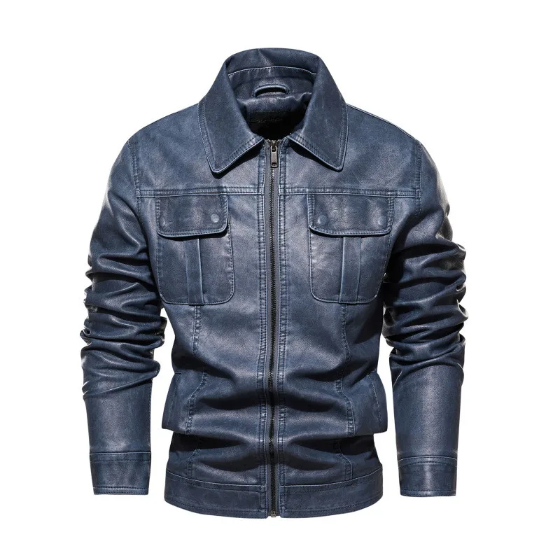 Nice New Leather Jacket Mens Winter Autumn Men's Motorcycle PU Jacket Fashion windproof Coat Male Brand Clothing
Nice New Leather Jacket Mens Winter Autumn Men's Motorcycle PU Jacket Fashion windproof Coat Male Brand Clothing