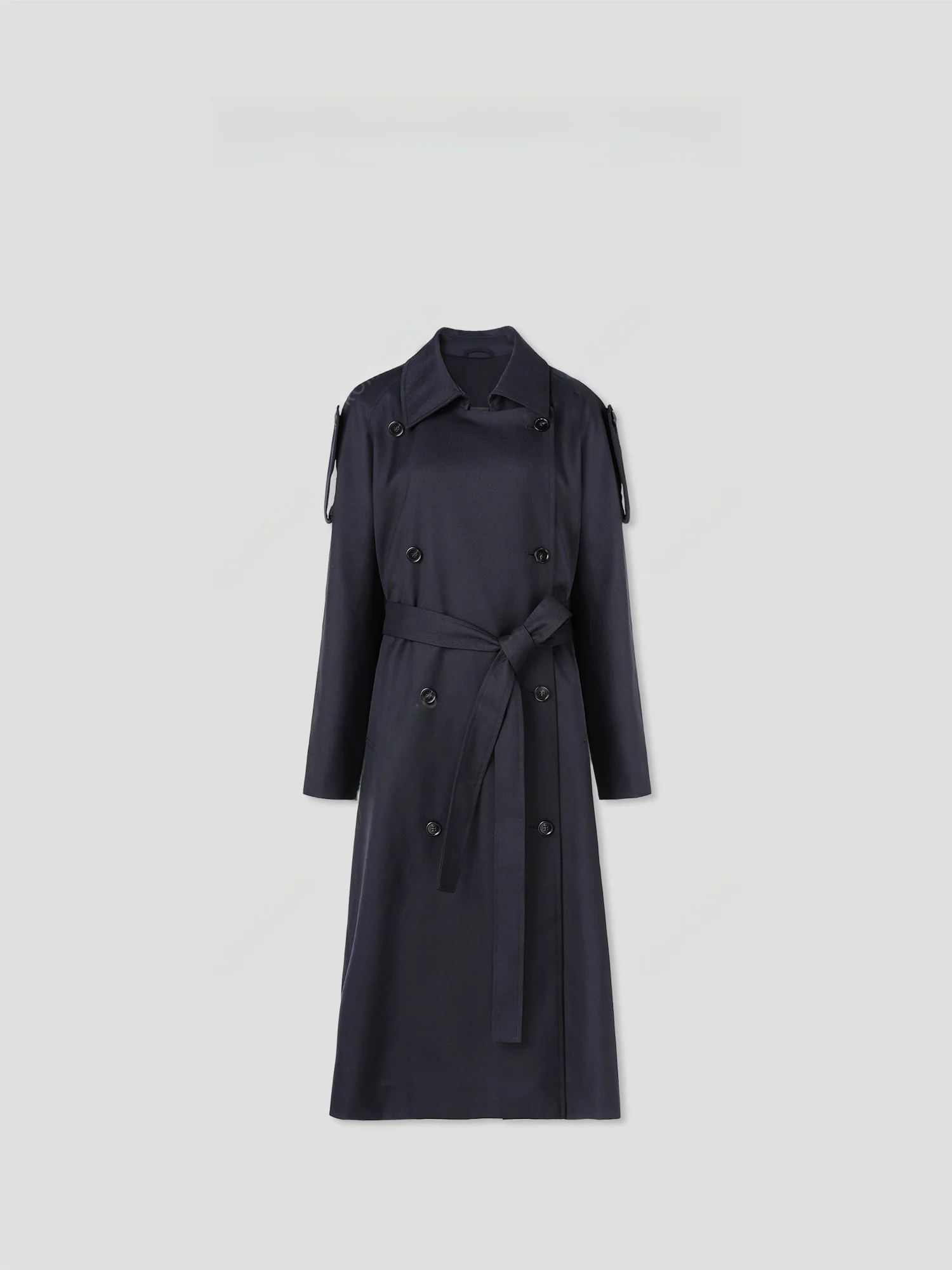 Romi Studio Wool Blend f Lined Belted Coat Casual Korean Sle Women's Long Sve Navy Collar Windbreaker Outerwear
Romi Studio Wool Blend f Lined Belted Coat Casual Korean Sle Women's Long Sve Navy Collar Windbreaker Outerwear
