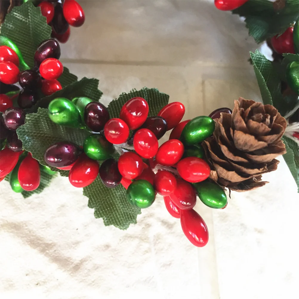 2 Pcs Christmas Decorations Wreath Wax Table Ornament Garlands Decorative Decorate
2 Pcs Christmas Decorations Wreath Wax Table Ornament Garlands Decorative Decorate