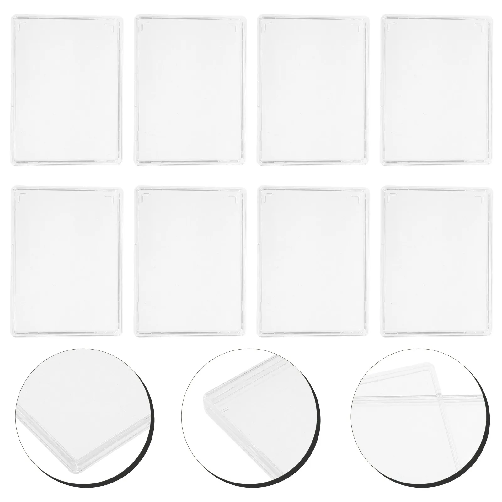 8Pcs Clear Plastic Cards Storage Container Portable Lightweight Organizer Box for Cards Photos Postcards Jewelry Small
8Pcs Clear Plastic Cards Storage Container Portable Lightweight Organizer Box for Cards Photos Postcards Jewelry Small