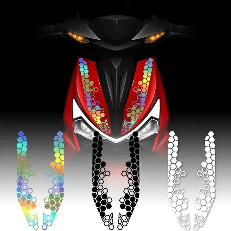 Motorcycle Honeycomb Decals Reflective Stickers Multicolor Decorative Sticker Motorbike Bumper Ornament Modification Accessories
Motorcycle Honeycomb Decals Reflective Stickers Multicolor Decorative Sticker Motorbike Bumper Ornament Modification Accessories
