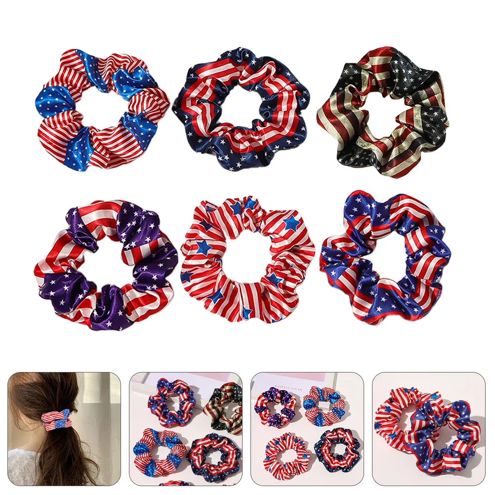 6 Pcs Fashion Independence Day Bowel Circle Girl Hair Ribbons Bands for Women Fabric Festival Headdress
6 Pcs Fashion Independence Day Bowel Circle Girl Hair Ribbons Bands for Women Fabric Festival Headdress