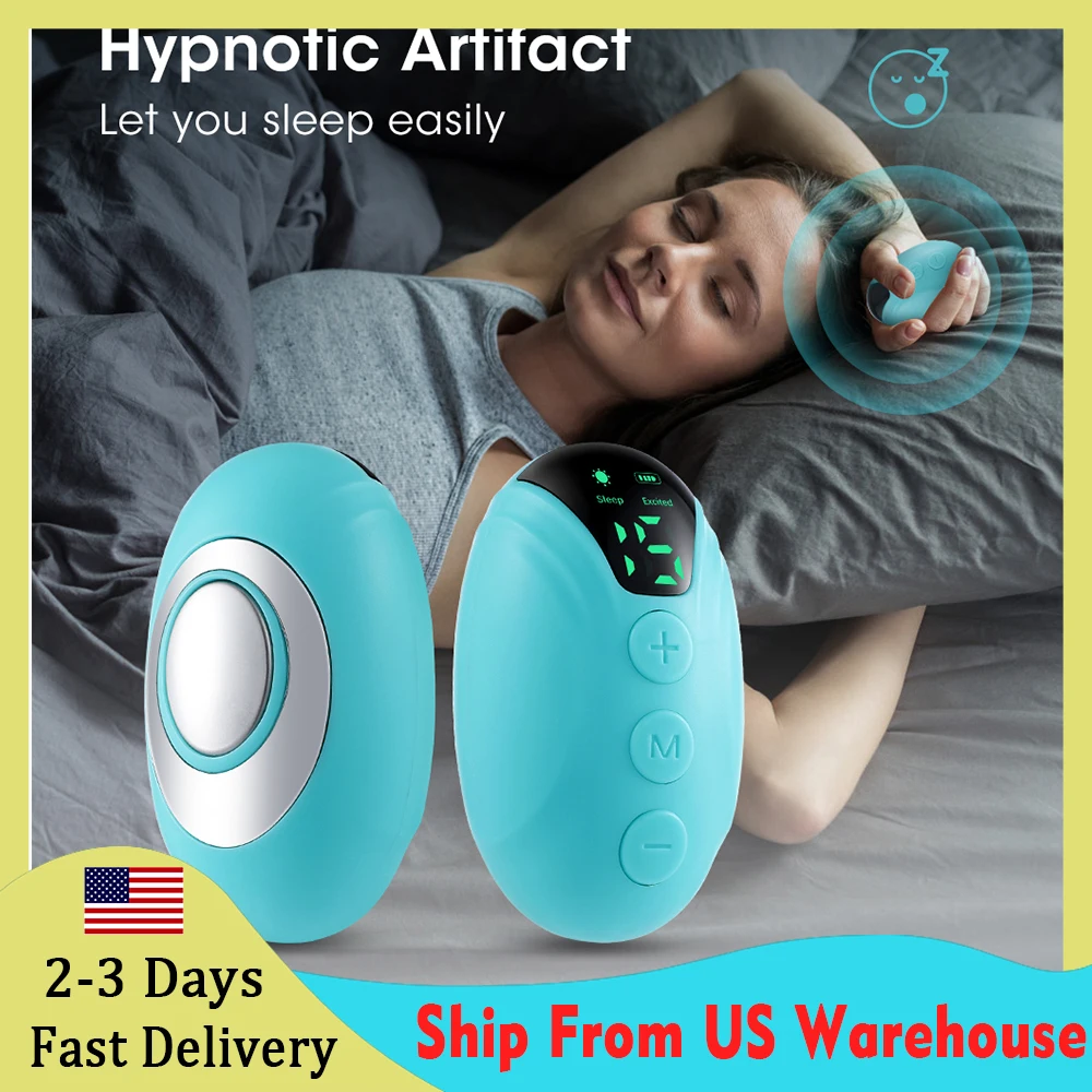 EMS Pulse Stimulation Handheld Sleep Device Mini Portable Sleep Aid Artifact Hypnosis Machine Smart Sleeper improvement sleep
EMS Pulse Stimulation Handheld Sleep Device Mini Portable Sleep Aid Artifact Hypnosis Machine Smart Sleeper improvement sleep
