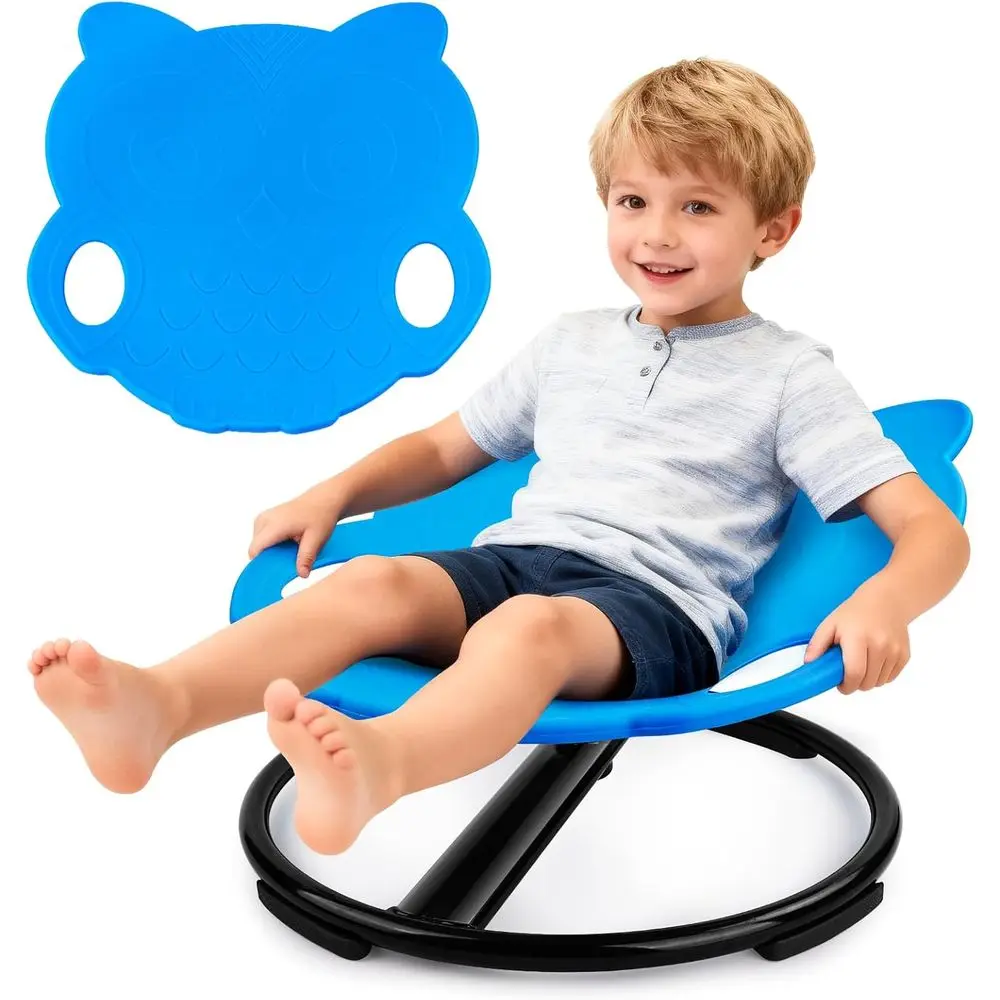 Owl-Shaped Swivel Sensory Toy for Kids with Autism: Indoor-Outdoor Spinning Chair for Balance and Coordination Training, Age 3+,
Owl-Shaped Swivel Sensory Toy for Kids with Autism: Indoor-Outdoor Spinning Chair for Balance and Coordination Training, Age 3+,
