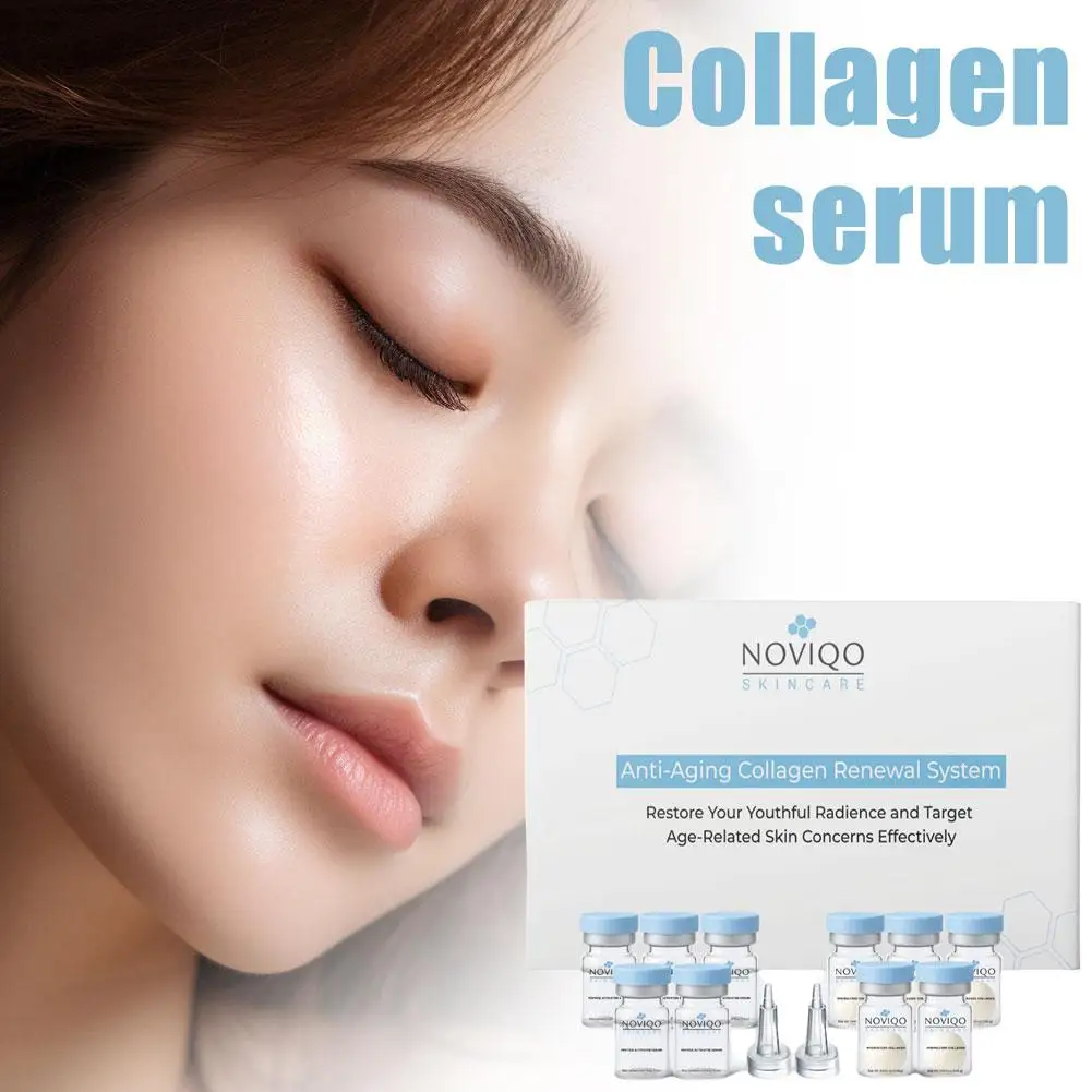 NOVIQO Collagen Serum Set Nano Silk Renewal System Anti-Aging Firming Anti-Wrinkle Restore Youthful Glowing Nourish Repair Skin
NOVIQO Collagen Serum Set Nano Silk Renewal System Anti-Aging Firming Anti-Wrinkle Restore Youthful Glowing Nourish Repair Skin