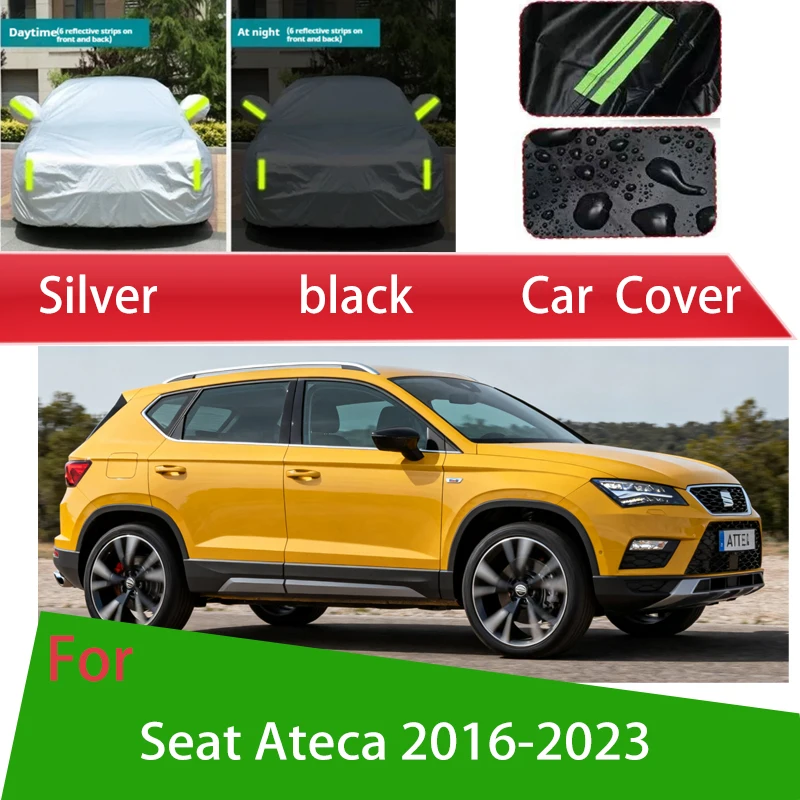 Для сиденья Ateca 2016-2023 уличная защита полный автомобильный чехол снежный чехол солнцезащитный козырек водостойкий пылезащитный внешние автомобильные аксессуары 
Для сиденья Ateca 2016-2023 уличная защита полный автомобильный чехол снежный чехол солнцезащитный козырек водостойкий пылезащитный внешние автомобильные аксессуары
