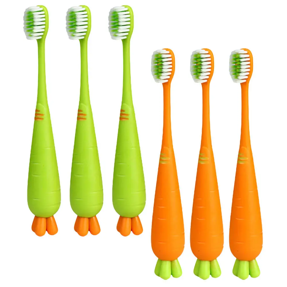 6Pcs Kids Toothbrush Soft Bristle Lovely Carrot Shape Manual Tooth Brush Children Mouth Care Kids Toothbrushes
6Pcs Kids Toothbrush Soft Bristle Lovely Carrot Shape Manual Tooth Brush Children Mouth Care Kids Toothbrushes
