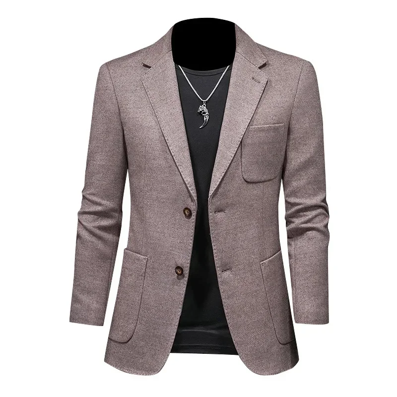 2023 New Men's Casual and Minimalist Suit Korean Version Youth Woolen Thickened Slim Fit Suit Jacket
2023 New Men's Casual and Minimalist Suit Korean Version Youth Woolen Thickened Slim Fit Suit Jacket