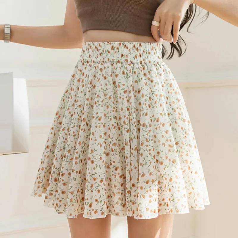 plus Size Floral Print Chiffon A-Line Skirt High Waist Women's Summer Loose Fit Short Skirt Anti-Light Walking Skirt
plus Size Floral Print Chiffon A-Line Skirt High Waist Women's Summer Loose Fit Short Skirt Anti-Light Walking Skirt