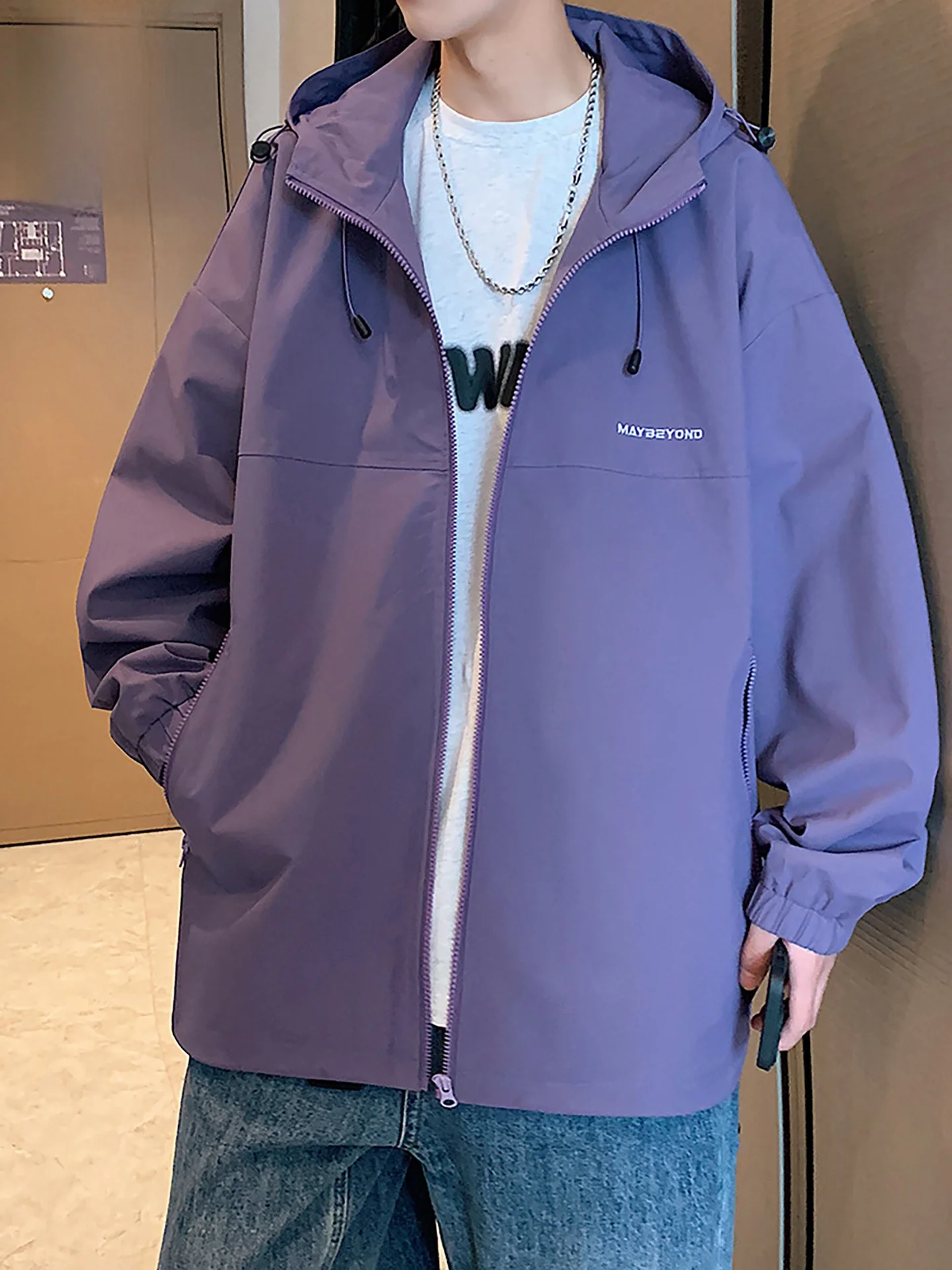 Outdoor Windproof Waterproof Hooded Jaet Men's Loose Fit Spring Autumn Casual Sle TUCANO Polyester Fabric Breathable
Outdoor Windproof Waterproof Hooded Jaet Men's Loose Fit Spring Autumn Casual Sle TUCANO Polyester Fabric Breathable