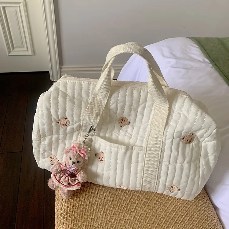 Korean ins new embroidered mommy bag large-capacity out storage bag portable mother and baby lightweight travel bag
Korean ins new embroidered mommy bag large-capacity out storage bag portable mother and baby lightweight travel bag