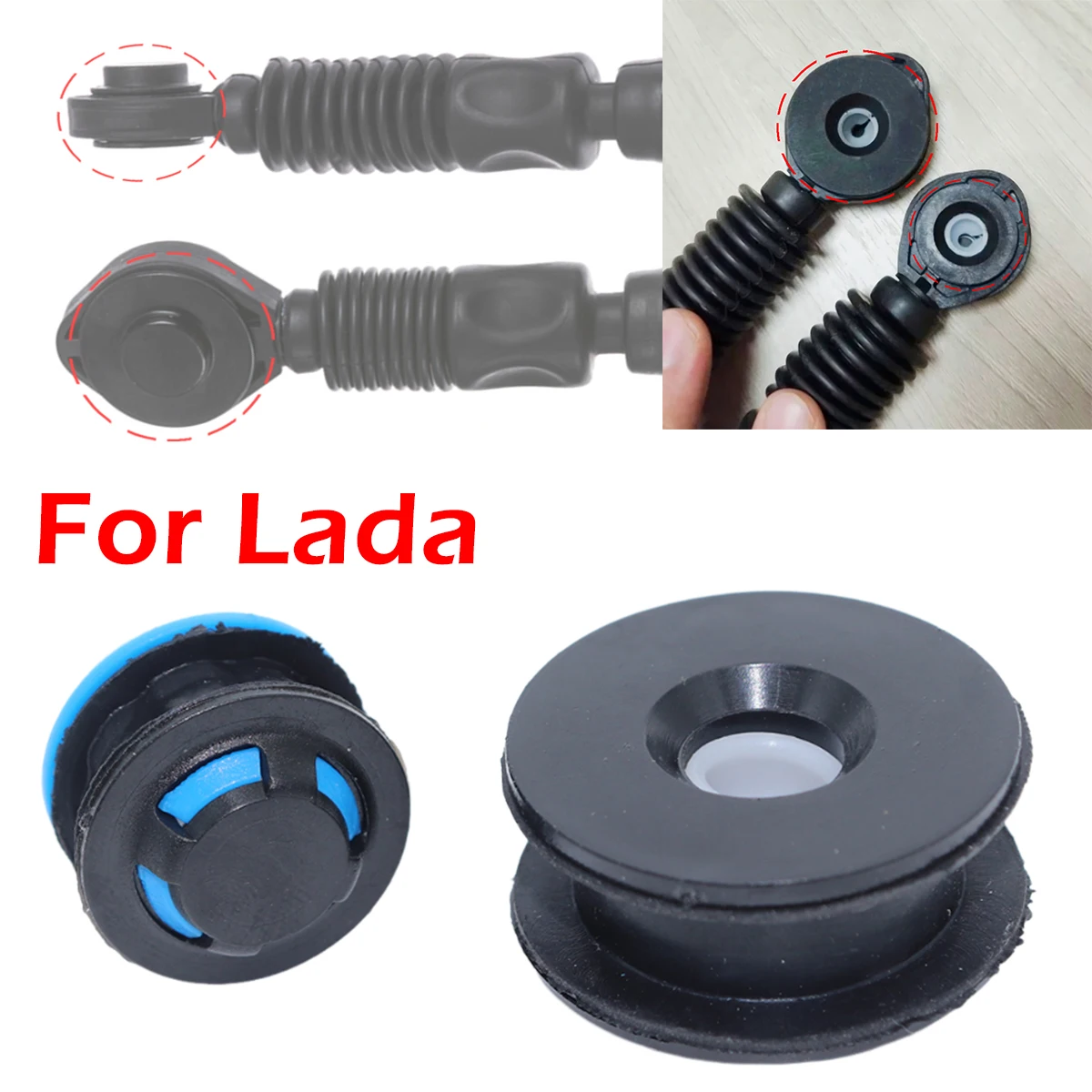 Gear Shifter Lever Selector End Rod Connect Bushing Fix Accessories For Lada Kalina 2005 2006 2007 2008 2009 2010-2013 Лада 1118
Gear Shifter Lever Selector End Rod Connect Bushing Fix Accessories For Lada Kalina 2005 2006 2007 2008 2009 2010-2013 Лада 1118