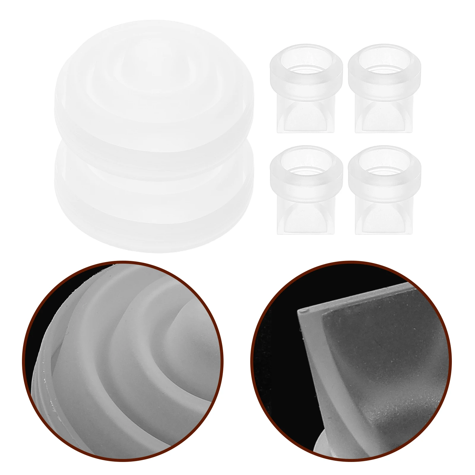 1 set Breast Pump Accessories Flexible Duckbill Valve Transparent Silicone Diaphragm Washable Flange Replacements Efficient
1 set Breast Pump Accessories Flexible Duckbill Valve Transparent Silicone Diaphragm Washable Flange Replacements Efficient