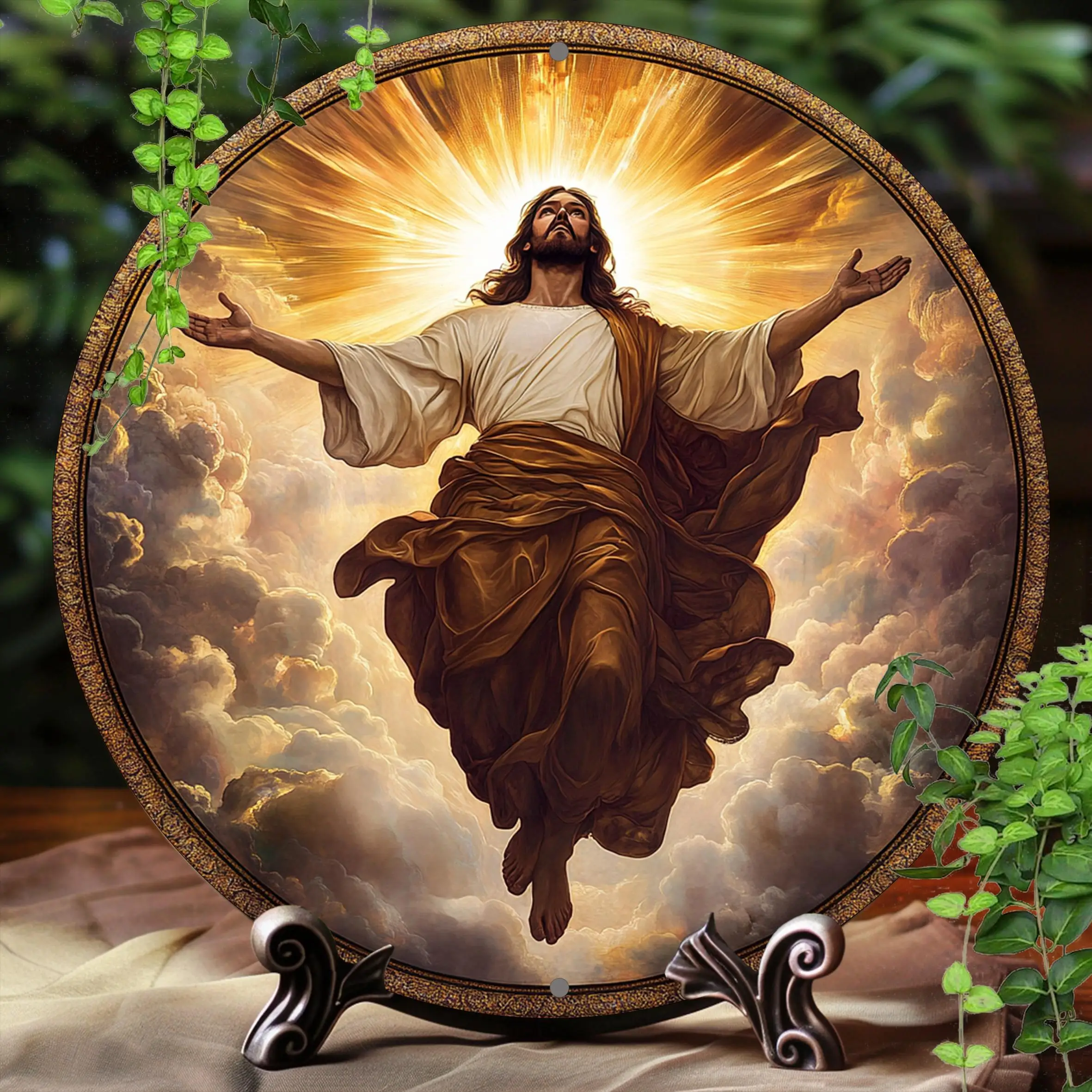 Classic Round Vintage Metal Aluminum Sign with Religious Figure, HD Printed Wall Art, Home, Office Decor, 8x8 Inch
Classic Round Vintage Metal Aluminum Sign with Religious Figure, HD Printed Wall Art, Home, Office Decor, 8x8 Inch