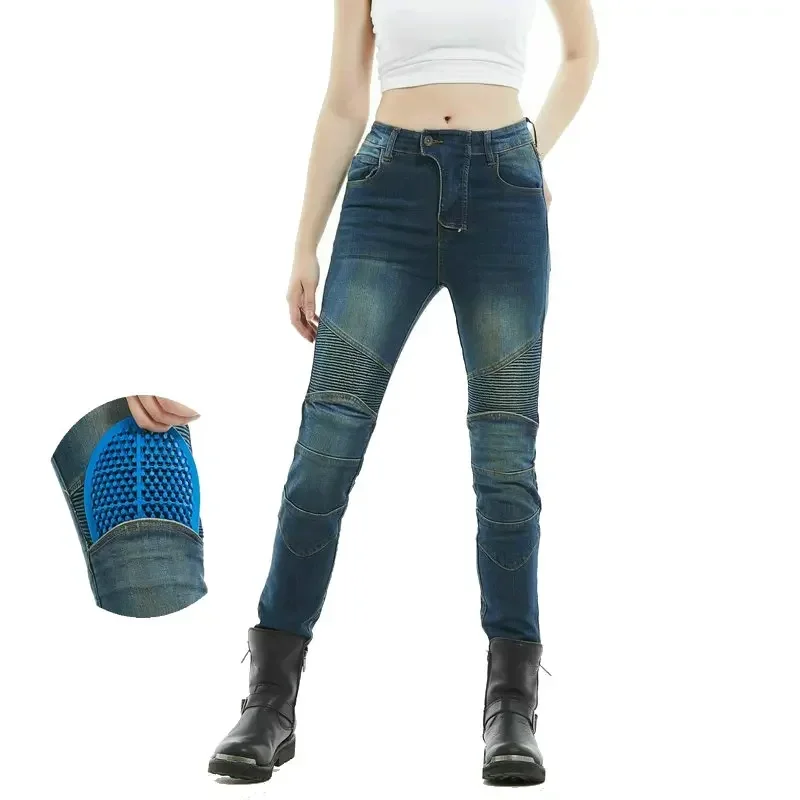 Loong Biker Motorcycle Riding Jeans For Female Motocross Daily Cycling Prtoection Pants Girls' Casual Fashion Moto Trousers
Loong Biker Motorcycle Riding Jeans For Female Motocross Daily Cycling Prtoection Pants Girls' Casual Fashion Moto Trousers