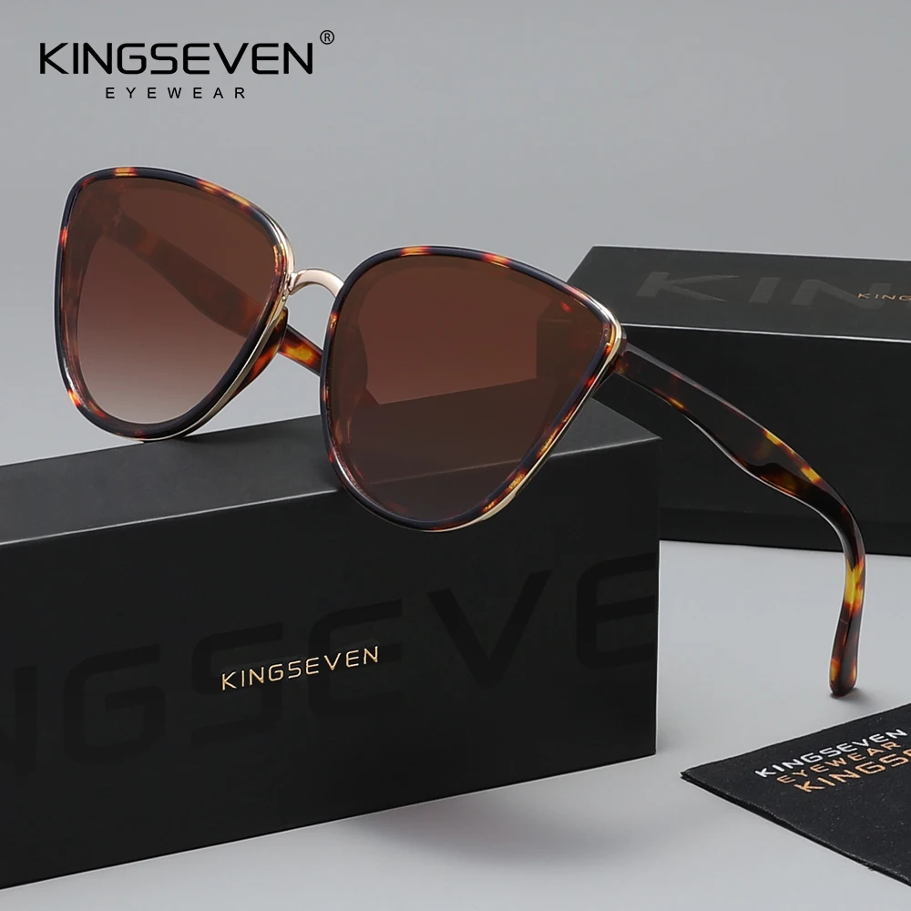 Солнцезащитные очки KINGSEVEN для женщин: модные, люксовые, антибликовые, для вождения, ретро, с защитой UV400, повседневные, в форме кошачьего глаза
Солнцезащитные очки KINGSEVEN для женщин: модные, люксовые, антибликовые, для вождения, ретро, с защитой UV400, повседневные, в форме кошачьего глаза