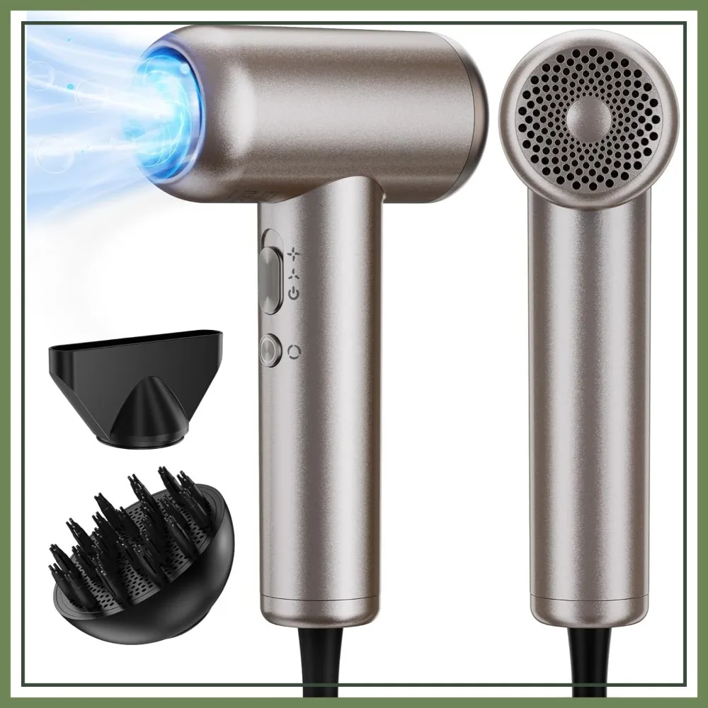 160000 RPM Professional Hair Dryer, Fast Drying with 500 Million Negative Ions, Lightweight for Home and Travel
160000 RPM Professional Hair Dryer, Fast Drying with 500 Million Negative Ions, Lightweight for Home and Travel