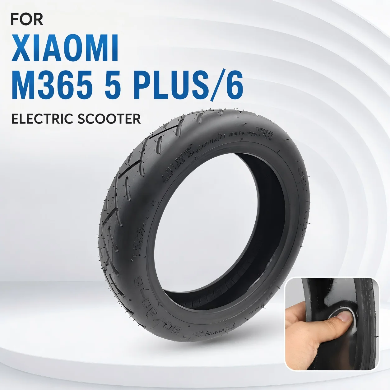 60/90-8 Built-in Anti-Puncture Vacuum Tire for Xiaomi M365 5 Plus/6 Electric Scooter Tubeless Replacement Tyre
60/90-8 Built-in Anti-Puncture Vacuum Tire for Xiaomi M365 5 Plus/6 Electric Scooter Tubeless Replacement Tyre