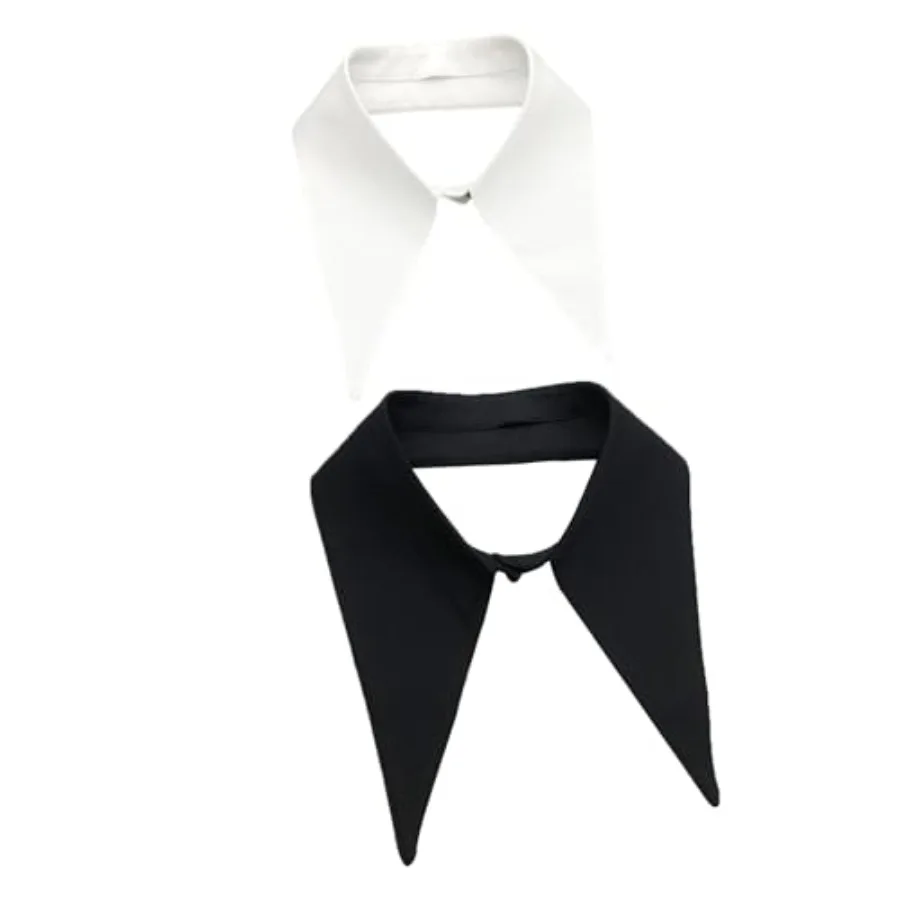 Elegtiskas Removable Fake Collar for Women Pointed Faux Dickey Collar Neck Accessory for Blouses, Sweaters, Dresses
Elegtiskas Removable Fake Collar for Women Pointed Faux Dickey Collar Neck Accessory for Blouses, Sweaters, Dresses