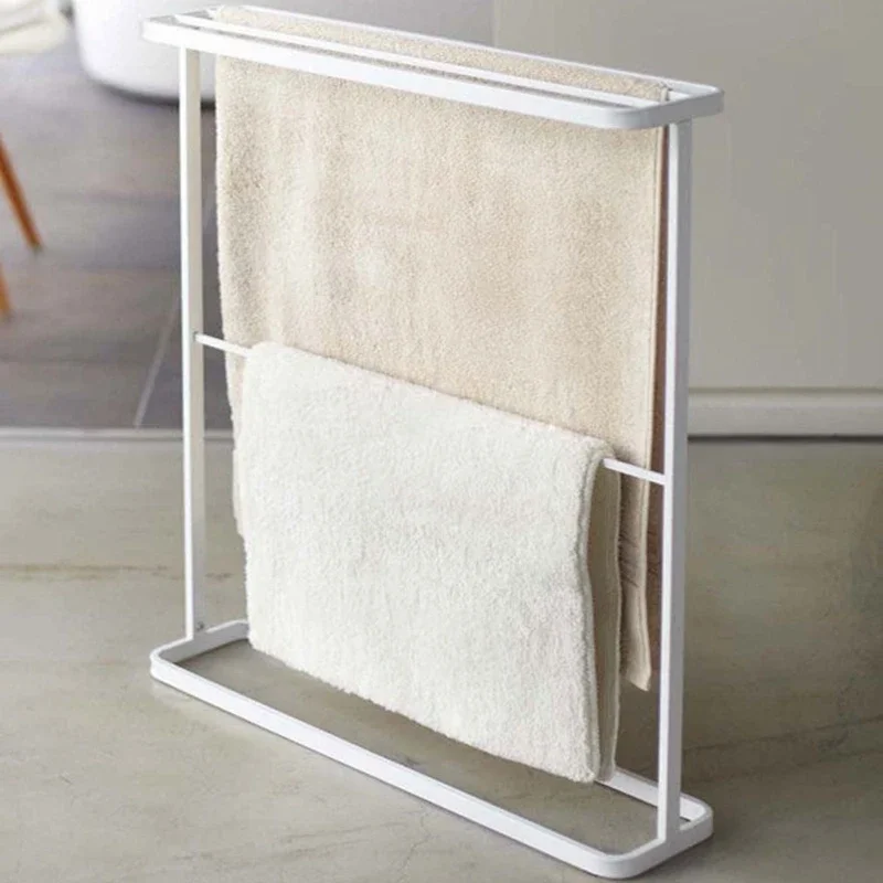 Floor Multipurpose Towel Racks Metal Shower Storage Organiser Racks Clothes Holder Modern Towel Rack Bathroom Accessories
Floor Multipurpose Towel Racks Metal Shower Storage Organiser Racks Clothes Holder Modern Towel Rack Bathroom Accessories