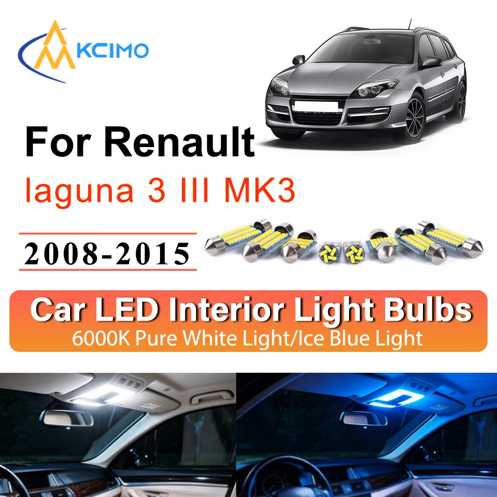 Super Bright Interior Light Kit For Renault laguna 3 III MK3 Estate Grantour 2008-2015 LED Map Dome Lamp Auto Accessories
Super Bright Interior Light Kit For Renault laguna 3 III MK3 Estate Grantour 2008-2015 LED Map Dome Lamp Auto Accessories