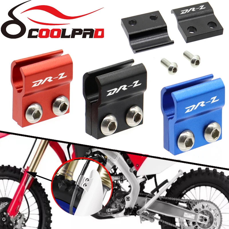 For SUZUKI DRZ 400 SM 2005-2023 Front Brake Hose Clamp Brake Line Holder Motorcycle Accessories Cable Guide Clamping DRZ400SM
For SUZUKI DRZ 400 SM 2005-2023 Front Brake Hose Clamp Brake Line Holder Motorcycle Accessories Cable Guide Clamping DRZ400SM