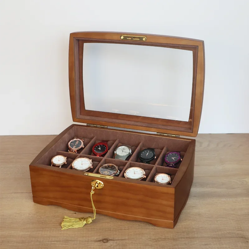 YB Watch Box Organizer Pillow Case - Picture Frame Glass Lid Elegant Contrast Stitching Durable Luxury Premium Display Case
YB Watch Box Organizer Pillow Case - Picture Frame Glass Lid Elegant Contrast Stitching Durable Luxury Premium Display Case