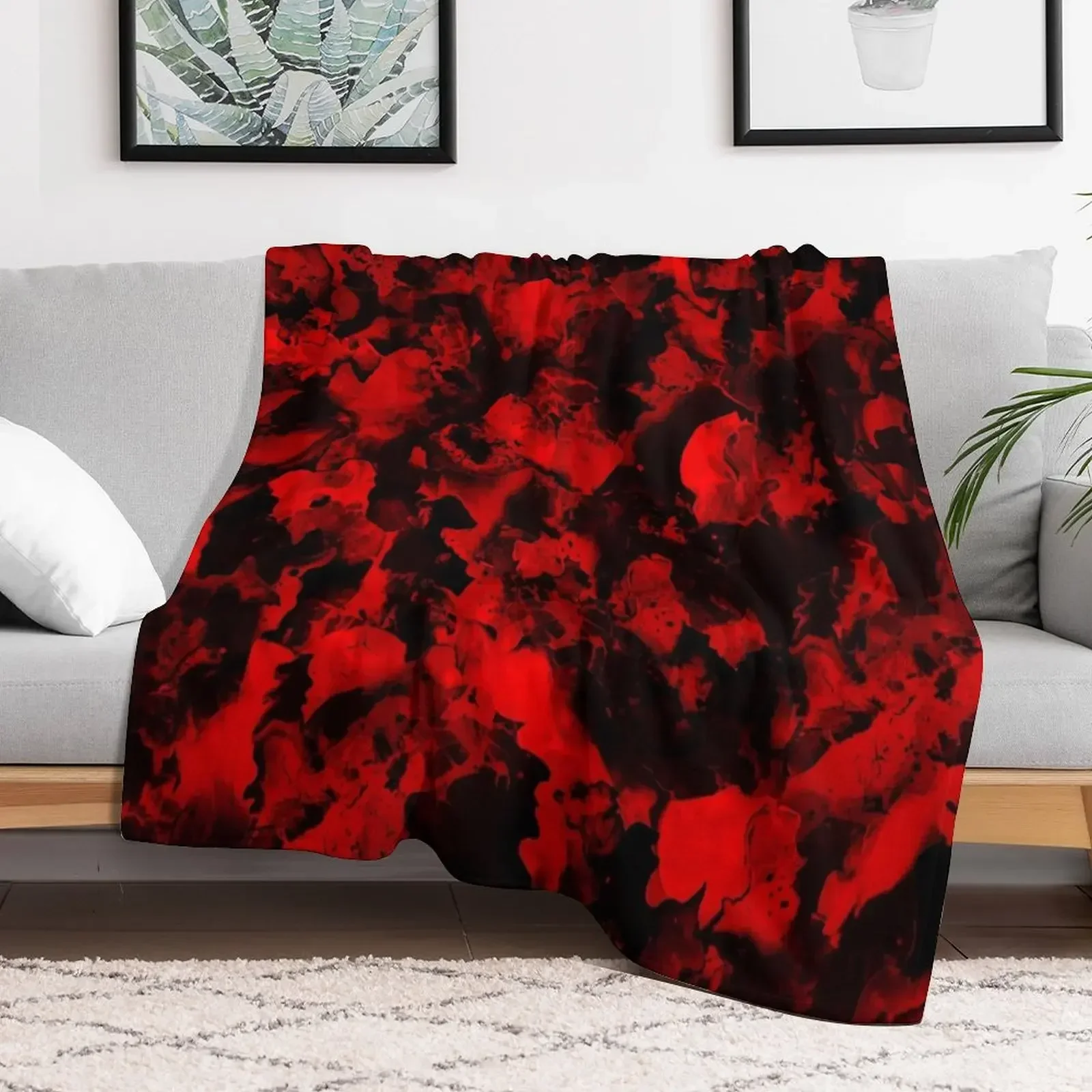 Red Black - Red and black ink, abstract art. Throw Blanket Polar for winter Sofas Blankets
Red Black - Red and black ink, abstract art. Throw Blanket Polar for winter Sofas Blankets