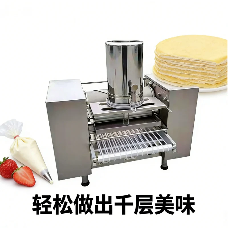 Crepe Cake Crust Maker Machine Thousand Layer Pancake Making for Spring Roll