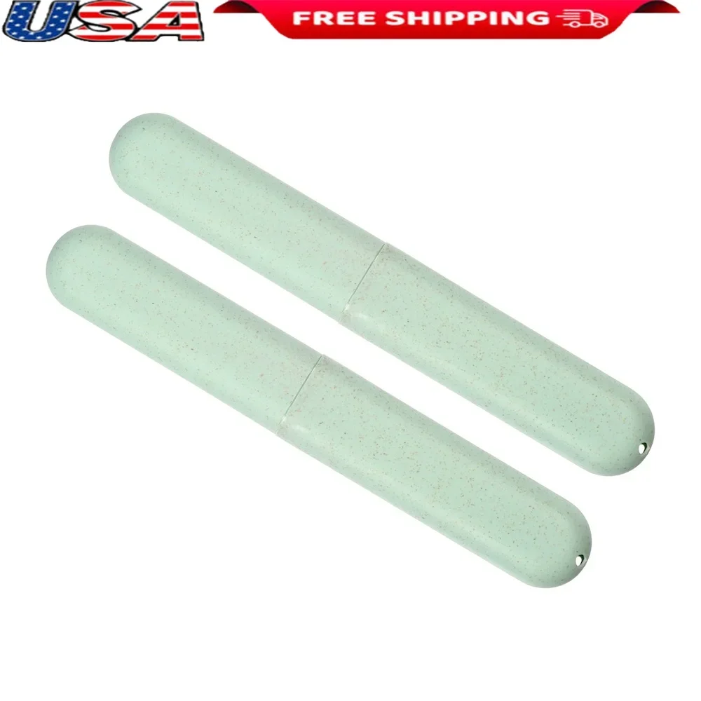 2Pcs Travel Toothbrush Holder Case Portable Dustproof Seal Lightweight PP Travel Accessories Home Outing Business Trip Green
2Pcs Travel Toothbrush Holder Case Portable Dustproof Seal Lightweight PP Travel Accessories Home Outing Business Trip Green
