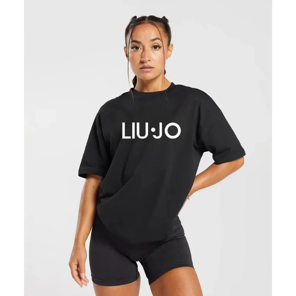 Hot Sale Women's High Quality T-shirt Fashion LIU Printed Female Loose Short Sleeve Cotton Classic Style Shirts Summer Clothing
Hot Sale Women's High Quality T-shirt Fashion LIU Printed Female Loose Short Sleeve Cotton Classic Style Shirts Summer Clothing
