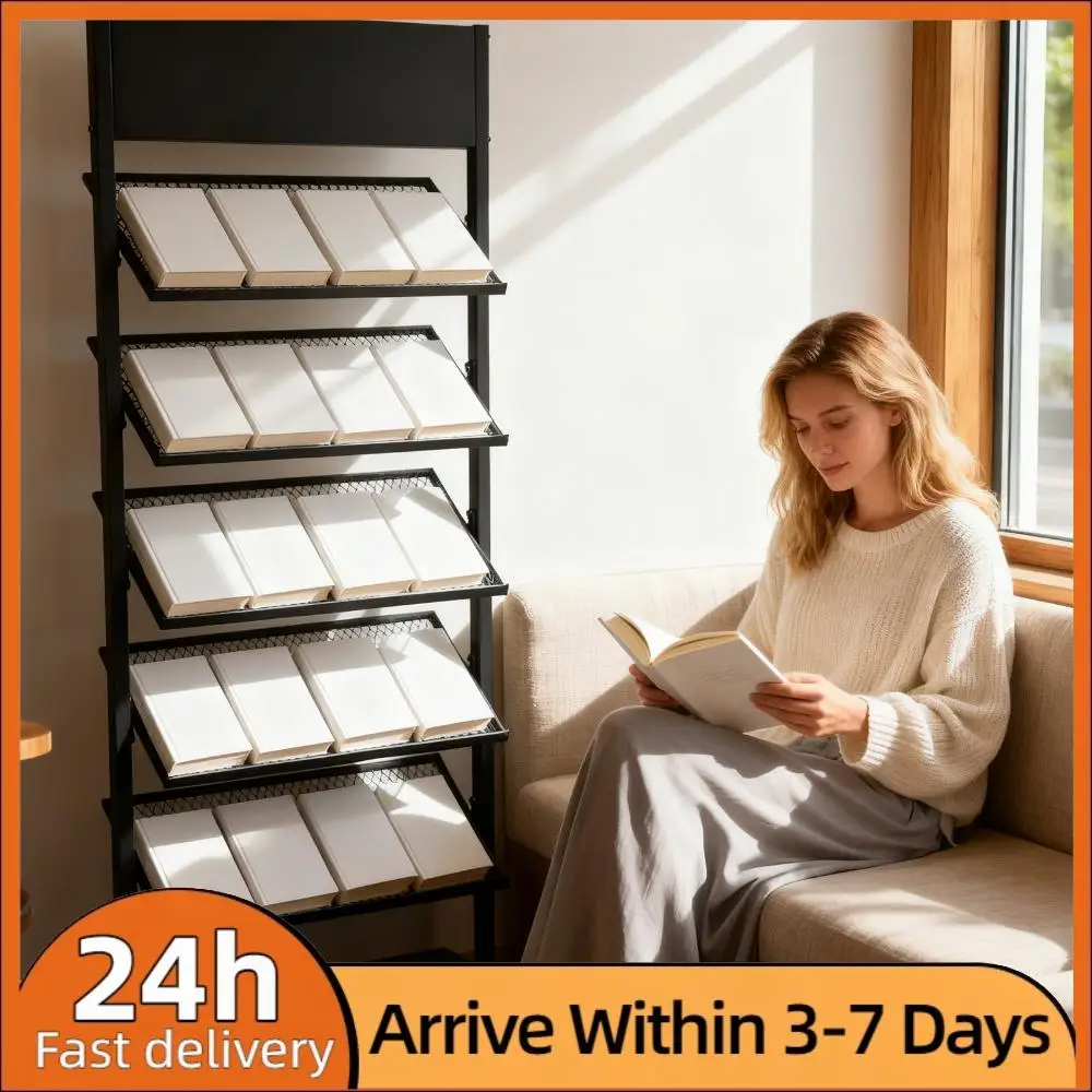 5-Tier Metal Ceramic Tile Display Rack 26.38x13.78x59.06in Floor Porcelain Display Stand Rack for Exhibition Craft Fair Supplies
5-Tier Metal Ceramic Tile Display Rack 26.38x13.78x59.06in Floor Porcelain Display Stand Rack for Exhibition Craft Fair Supplies