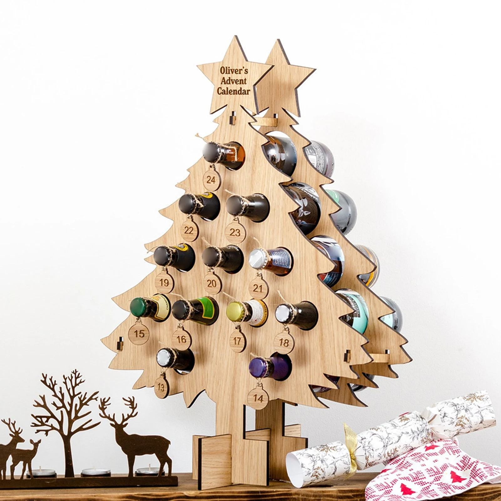 Christmas Tree Wooden Wine Rack Wine Holders Kitchen Assembled Display Stand Organizer Bar Storage Bar Wine Cabinet Accessories
Christmas Tree Wooden Wine Rack Wine Holders Kitchen Assembled Display Stand Organizer Bar Storage Bar Wine Cabinet Accessories