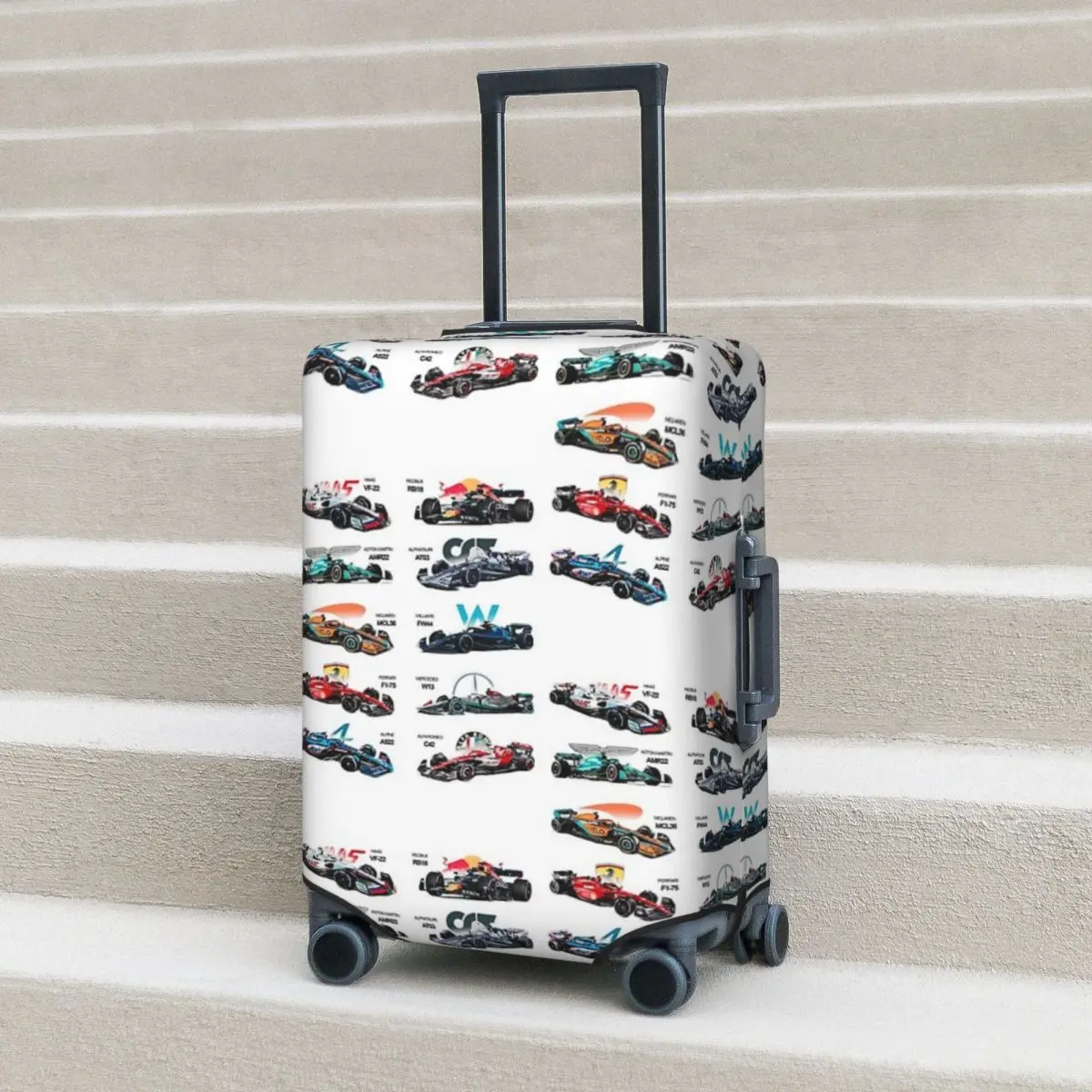 F1 All Cars 2022 Suitcase Cover Protection Elastic Trip Luggage Protector Covers for 18-32 Inch
F1 All Cars 2022 Suitcase Cover Protection Elastic Trip Luggage Protector Covers for 18-32 Inch