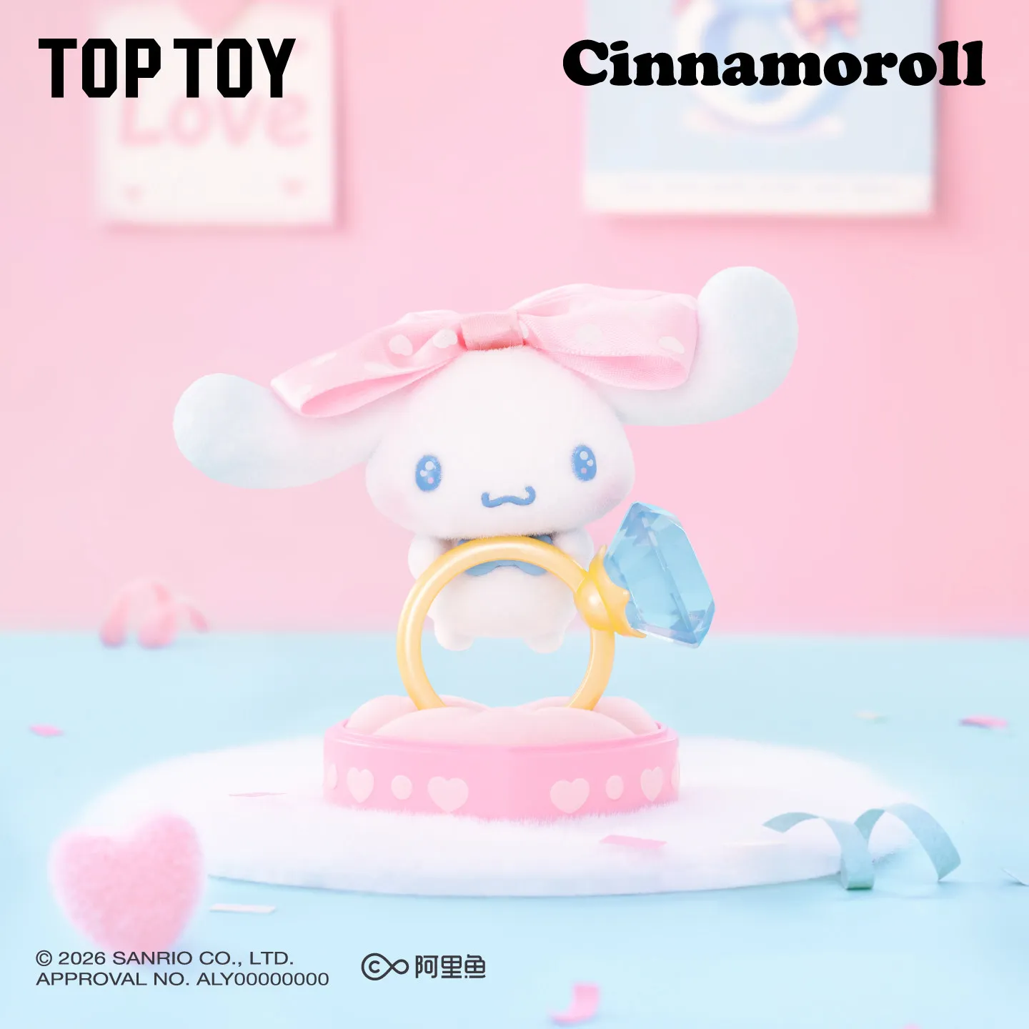 TOP TOY Cinnamoroll Full Of Love Series Flocked Figure Blind Box Desktop Decoration Romantic 520 Gift For Young Women
TOP TOY Cinnamoroll Full Of Love Series Flocked Figure Blind Box Desktop Decoration Romantic 520 Gift For Young Women