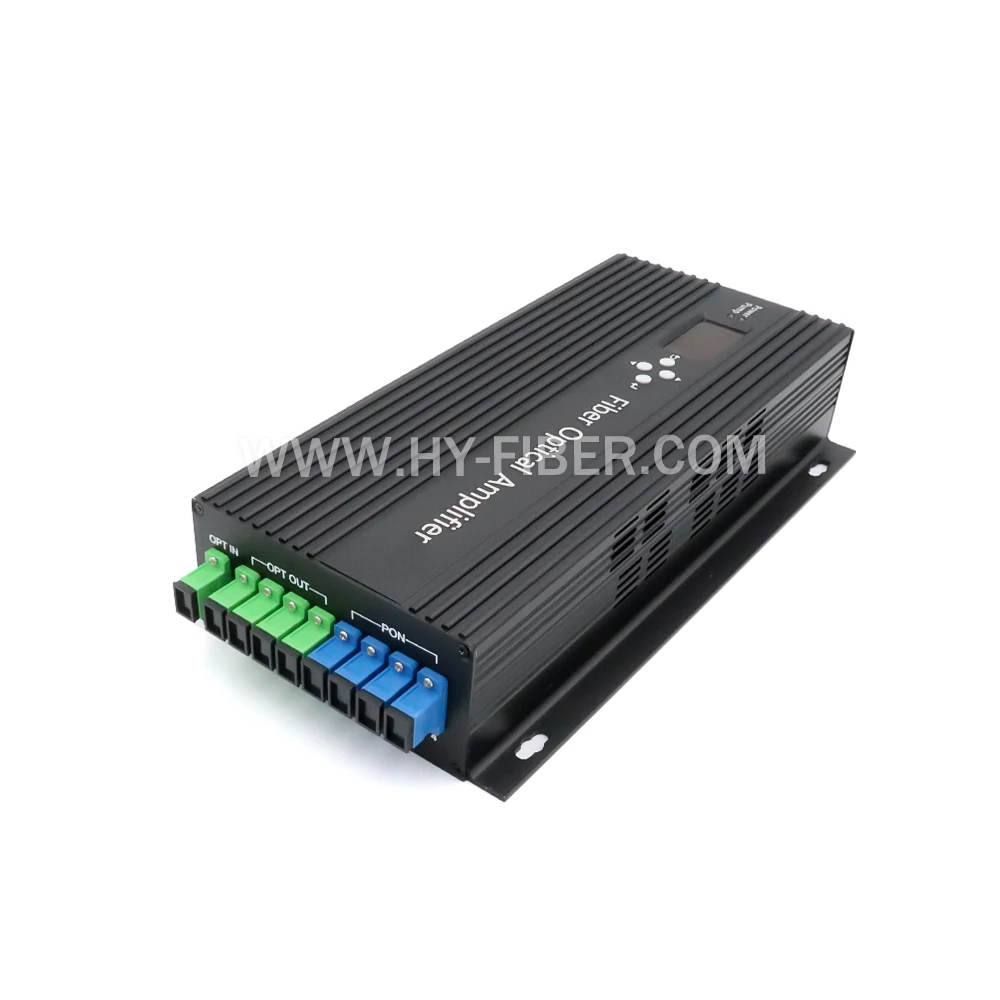 Fiber Optical Amplifier with 4 Port, Mini WDM EDFA, 20dBm, SC/APC, 1550nm, CATV
Fiber Optical Amplifier with 4 Port, Mini WDM EDFA, 20dBm, SC/APC, 1550nm, CATV