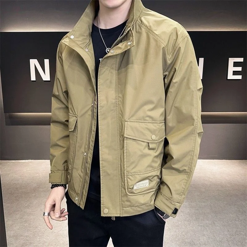 New American Heavy Functional Work Jacket Trendy Autumn and Winter Solid Color Stand Collar Hot Jacket
New American Heavy Functional Work Jacket Trendy Autumn and Winter Solid Color Stand Collar Hot Jacket