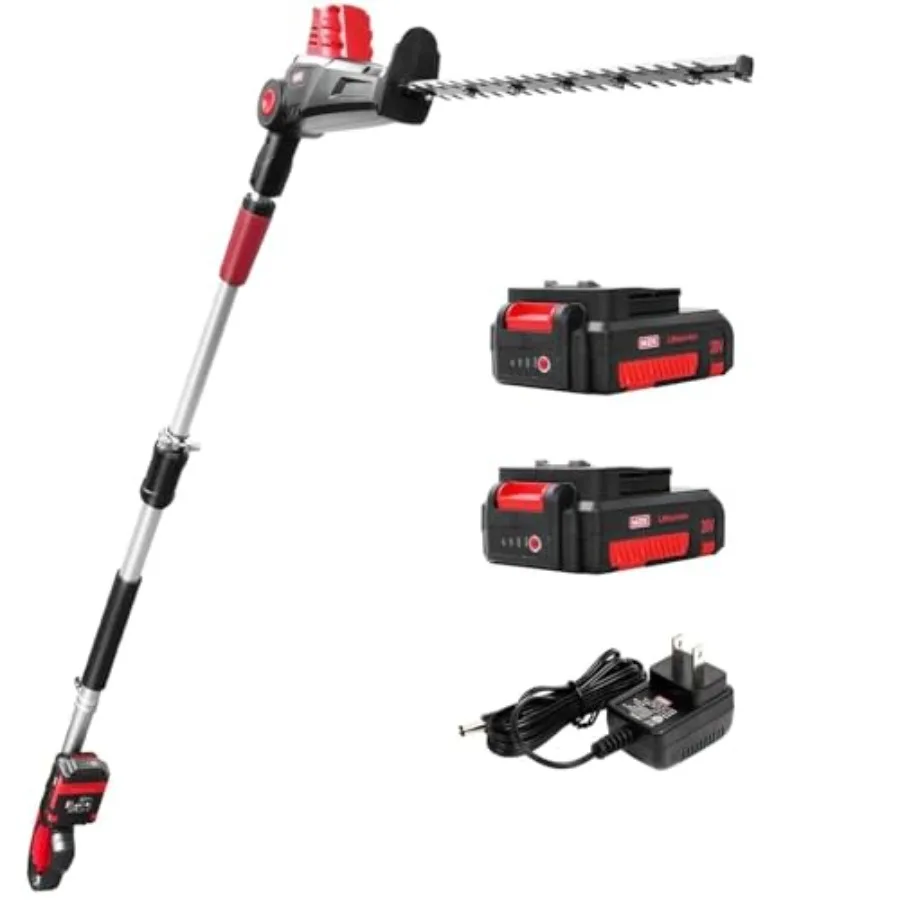 20V MAX 23-inch Cordless Pole Hedge Trimmer Attachment, 8-Feet Reach, Electric Hedge Trimmer with Extension Pole, Multi-Angle,
20V MAX 23-inch Cordless Pole Hedge Trimmer Attachment, 8-Feet Reach, Electric Hedge Trimmer with Extension Pole, Multi-Angle,