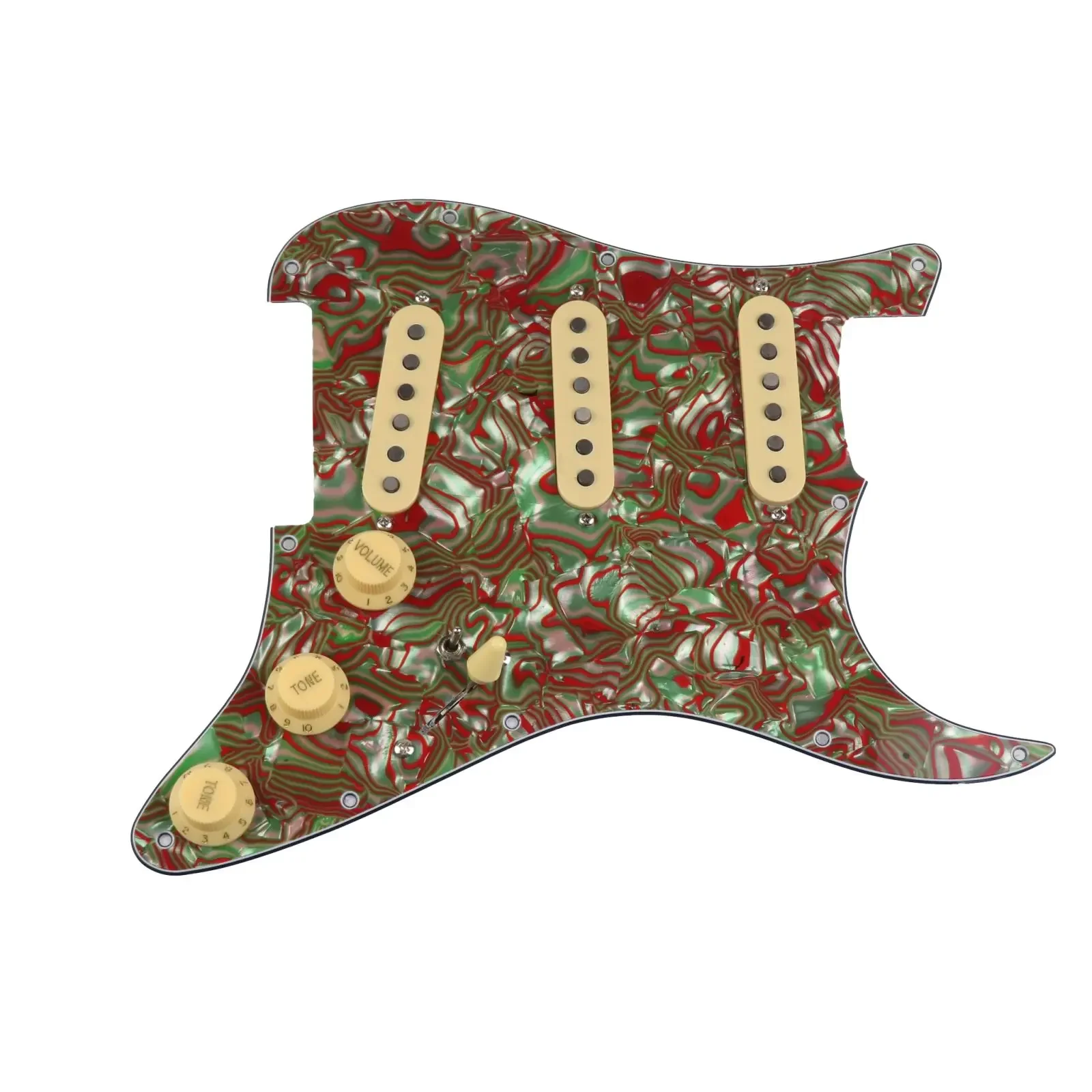 Loaded Pickguard Pickups Guitar Alnico 5 Pickups SSS Single Coils Pickups /Yellow Pickup Covers Set
Loaded Pickguard Pickups Guitar Alnico 5 Pickups SSS Single Coils Pickups /Yellow Pickup Covers Set
