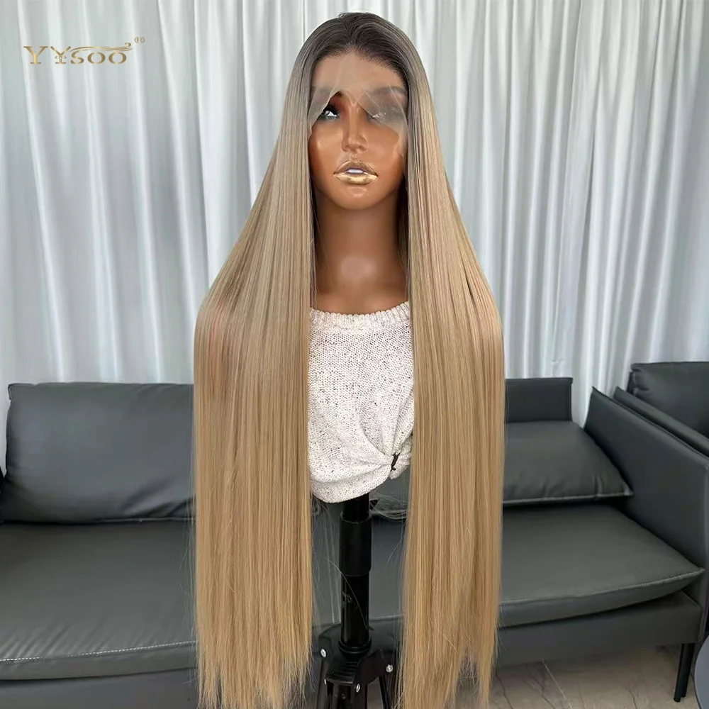 Future Fiber 30inches Dark Roots Long Skily Straight Heat Resistant Glueless Natural Hairline Synthetic Lcefront Wigs for Womens
Future Fiber 30inches Dark Roots Long Skily Straight Heat Resistant Glueless Natural Hairline Synthetic Lcefront Wigs for Womens