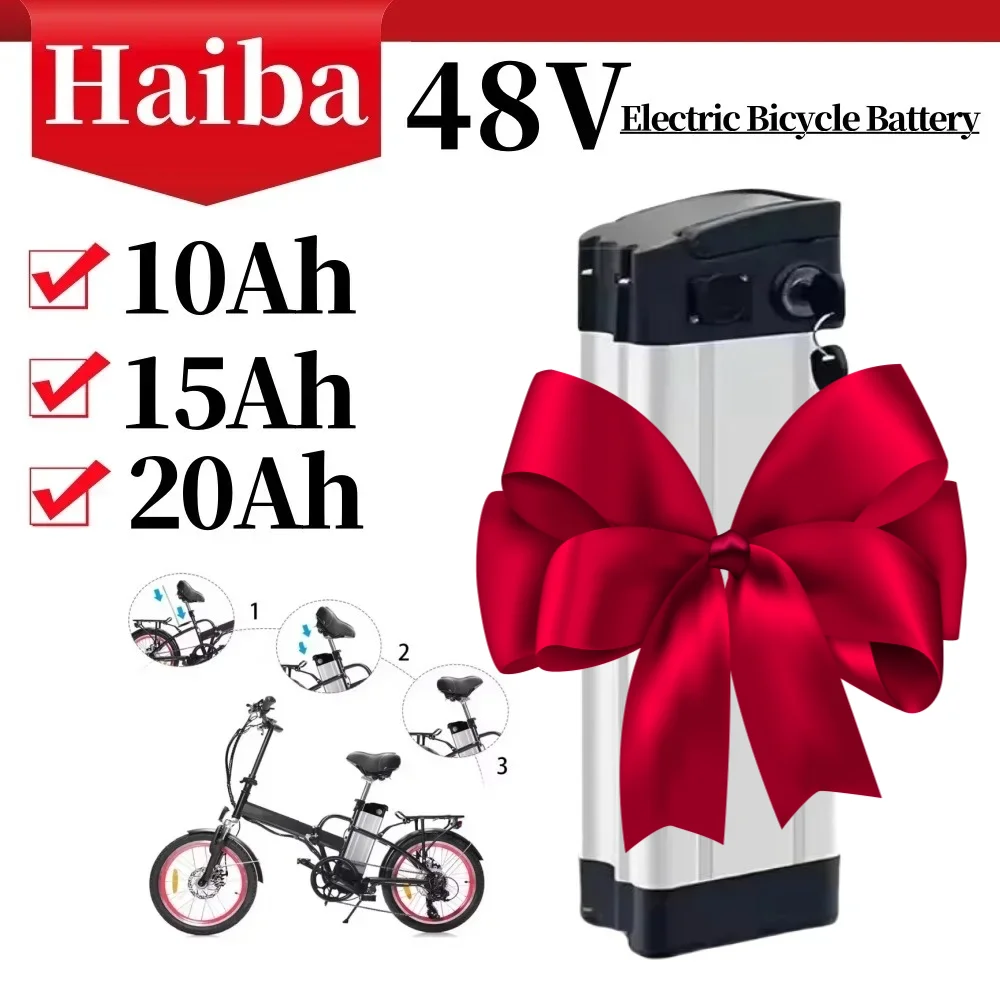 18650 Haiba battery pack, 48V10Ah 15Ah 20Ah 1500W high-power rechargeable lithium-ion battery Haiba Battery
18650 Haiba battery pack, 48V10Ah 15Ah 20Ah 1500W high-power rechargeable lithium-ion battery Haiba Battery